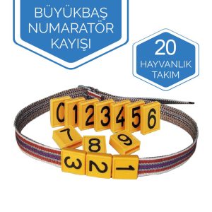 Büyükbaş Numaratör Kayış Takımı - 10 Hayvanlık